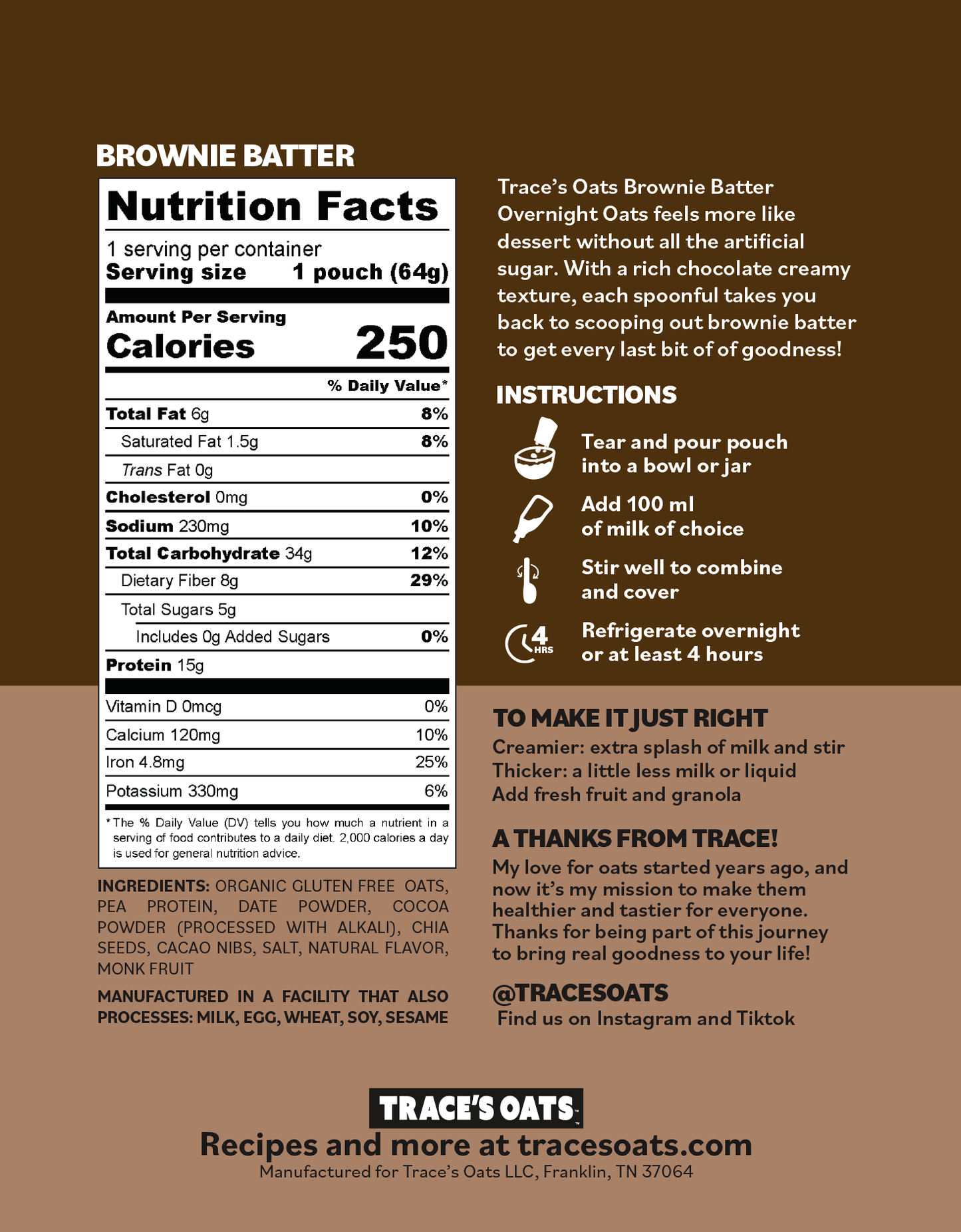 Brownie Batter recipe