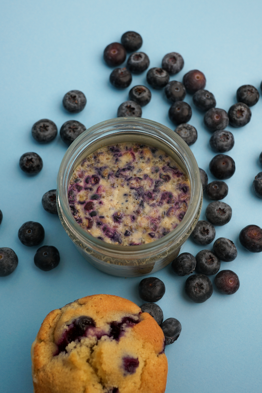 Blueberry Muffin Overnight Oats