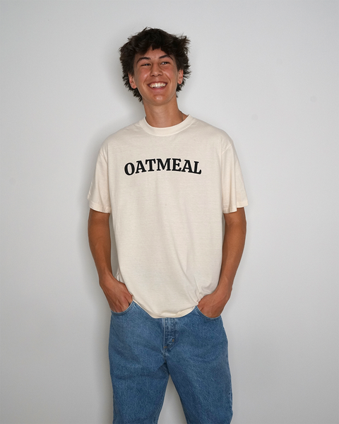 ★AEAE★ WEB LOGO TSHIRTS [OATMEAL] 에이이에이이(AEAE) WEB LOGO T-SHIRTS [OATMEAL] - 사이즈